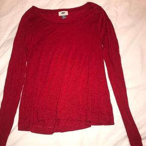 Red long sleeve